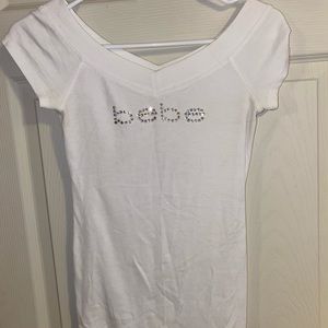 Bebe white top
